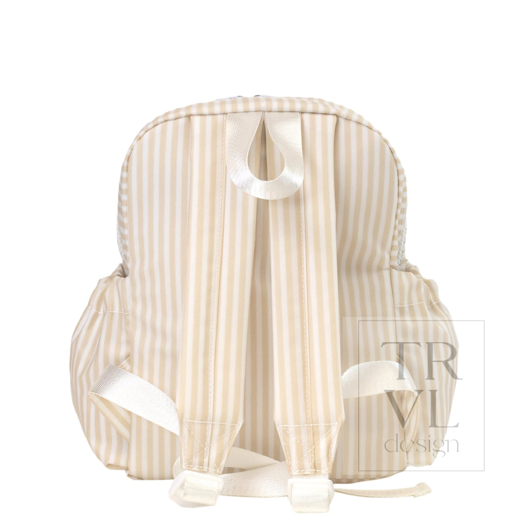 MINI BACKER - PIMLICO STRIPE SAND Backpack - Backpacks