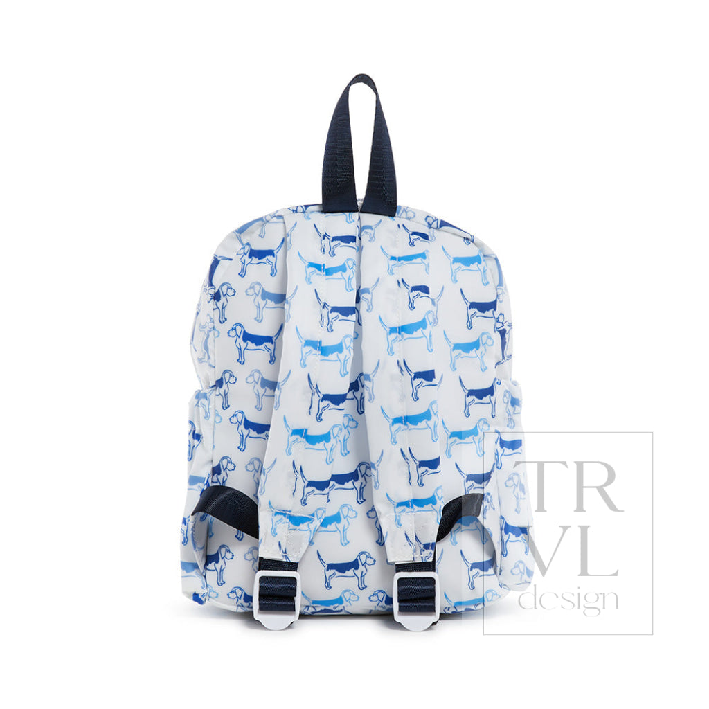 Mini Backer - Puppy Love Blue Backpack Backpacks