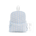 Mini Backer - Ribbon Floral Blue Backpacks