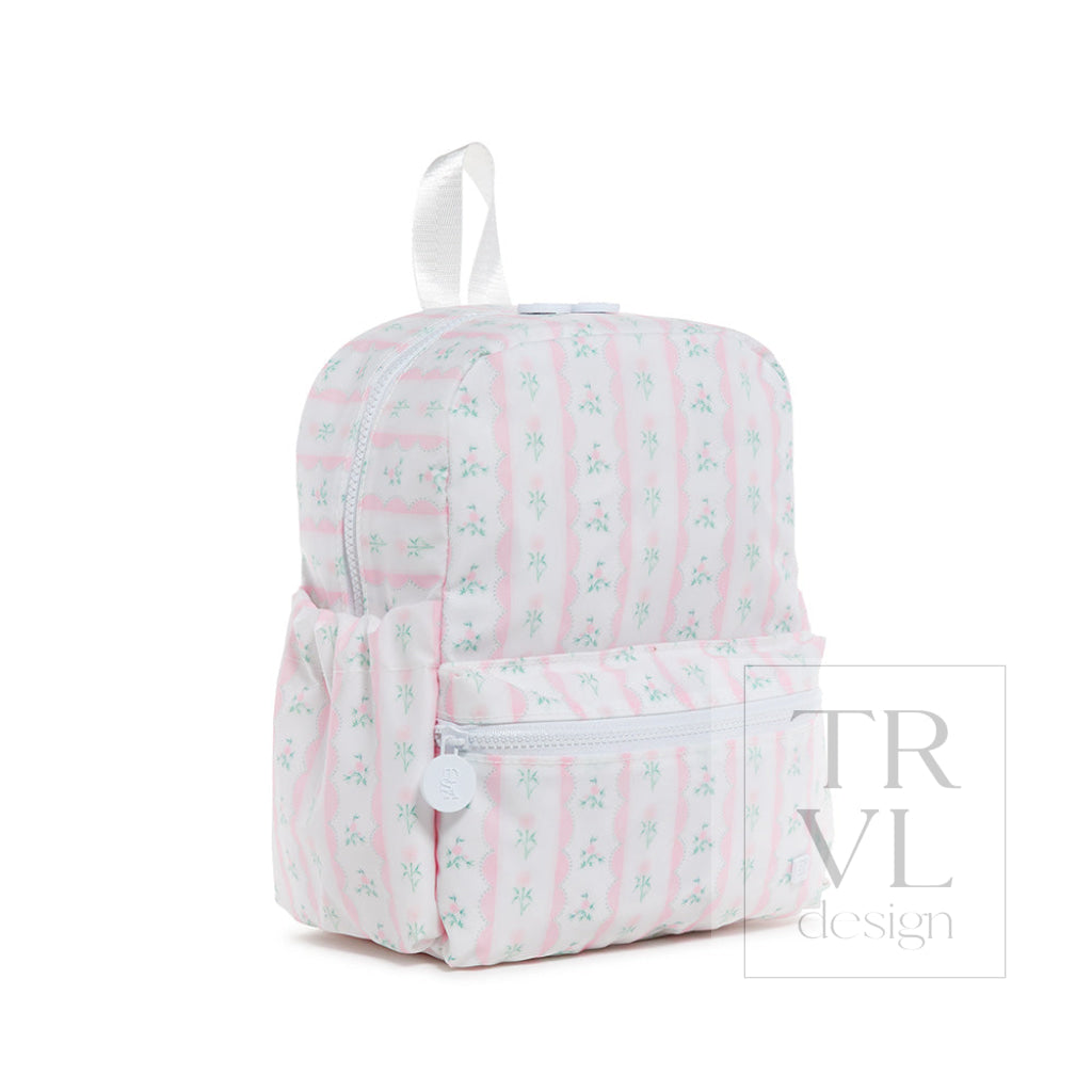 Mini Backer - Ribbon Floral Pink Backpacks