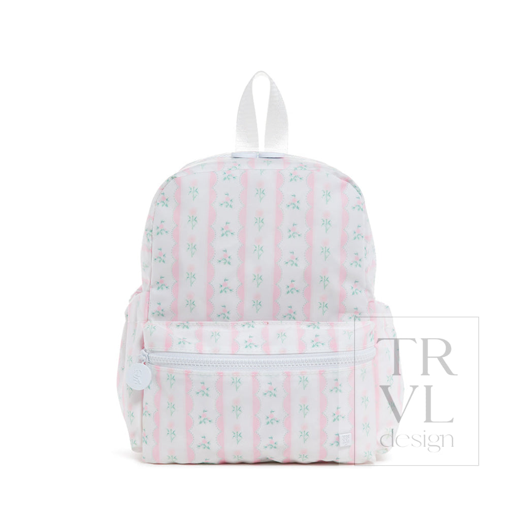 Mini Backer - Ribbon Floral Pink Backpacks