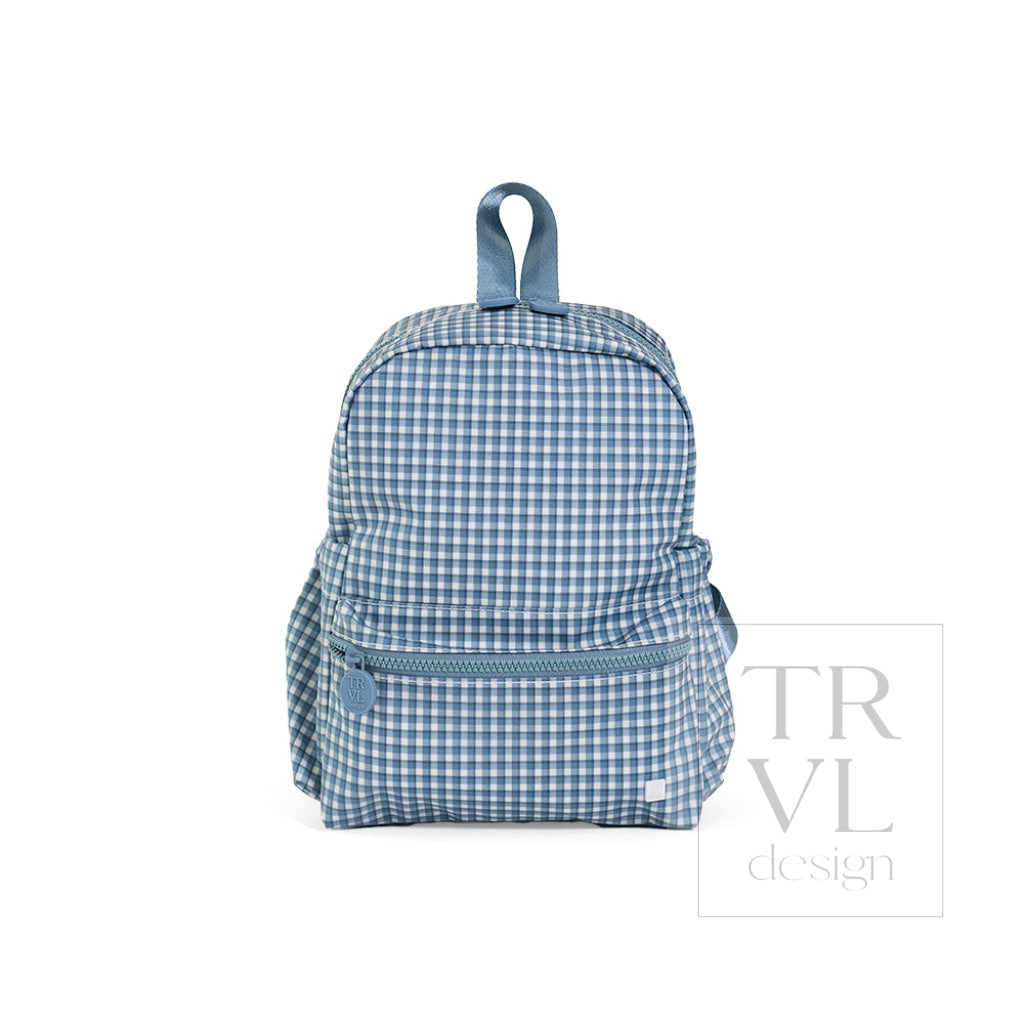 MINI BACKER - RODEO CHECK INDIGO - Backpacks
