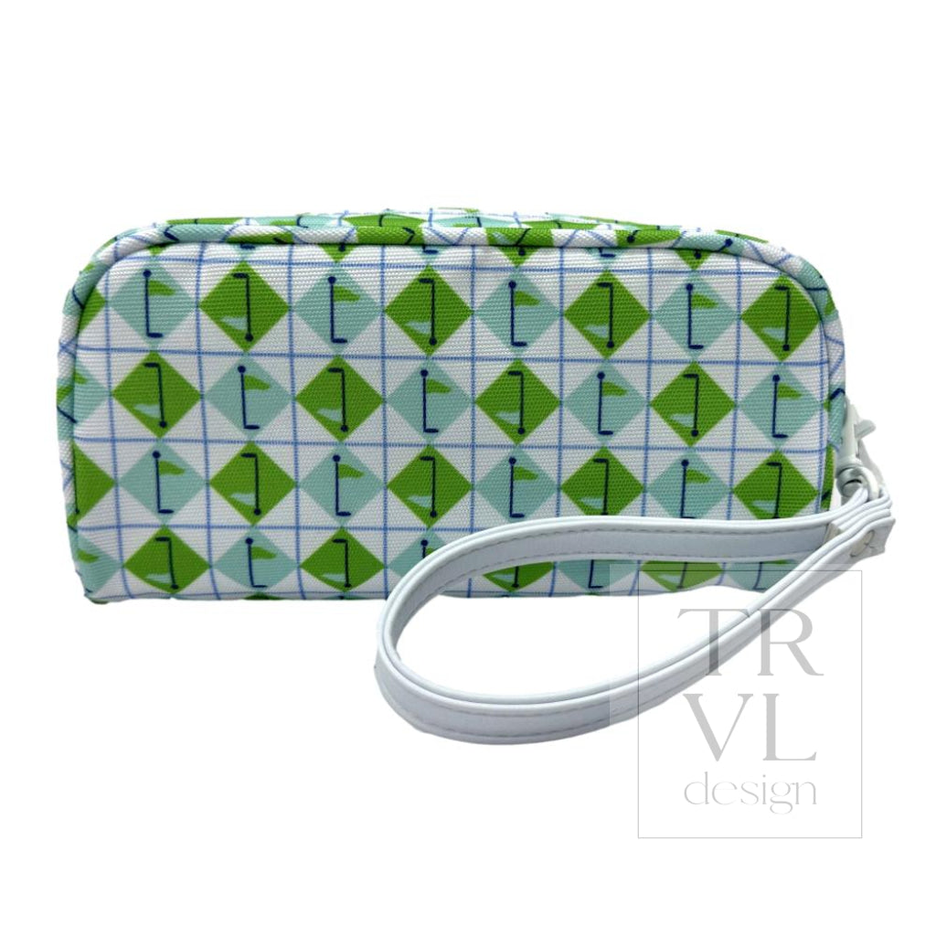 MINI DITTY WRISTLET - TEE TIME AQUA GREEN DIAMOND