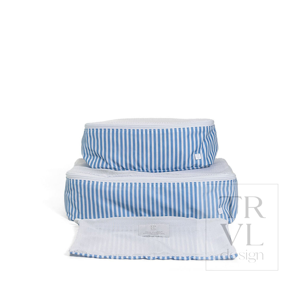 MINI SQUAD Packing Cubes - PIMLICO STRIPE CHAMBRAY - Packing Organizers