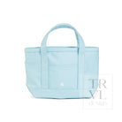 MINI TOTE - COATED CANVAS LAKE BLUE - Tote Bags