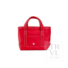 MINI TOTE - COATED CANVAS RED - Tote Bags