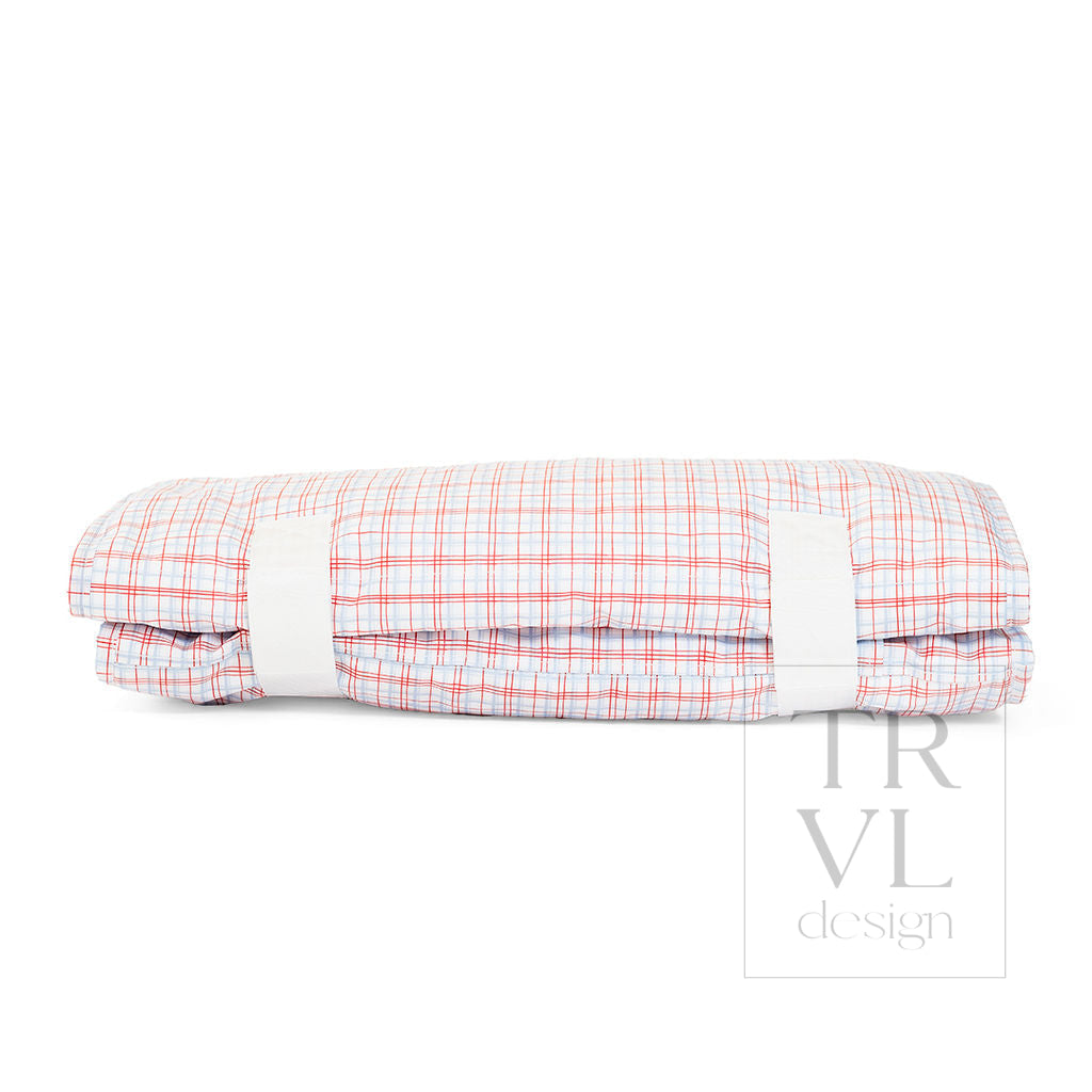 NAP MAT - Rest Up! CLASSIC PLAID RED - Nap Mats