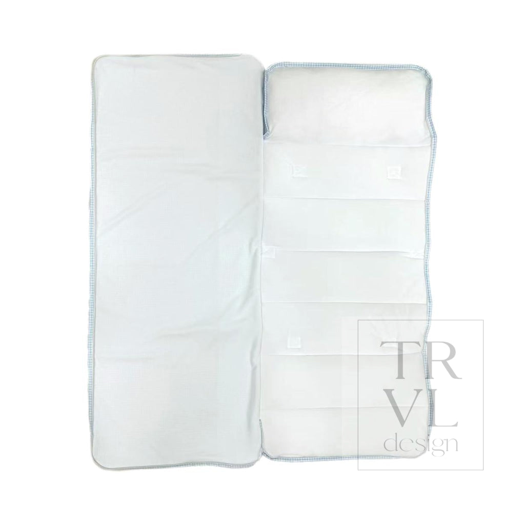 NAP MAT - Rest Up! GINGHAM MIST - Nap Mats