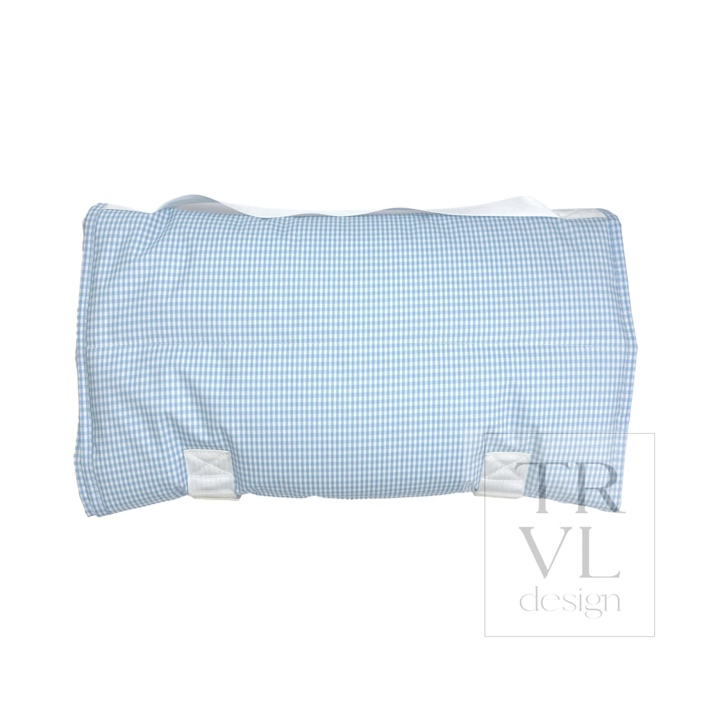 NAP MAT - Rest Up! GINGHAM MIST - Nap Mats