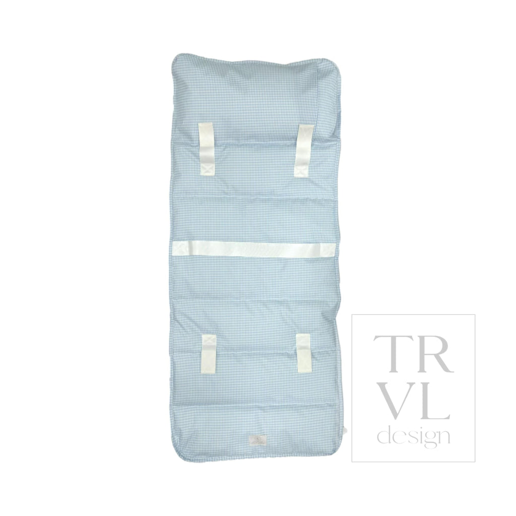 NAP MAT - Rest Up! GINGHAM MIST - Nap Mats