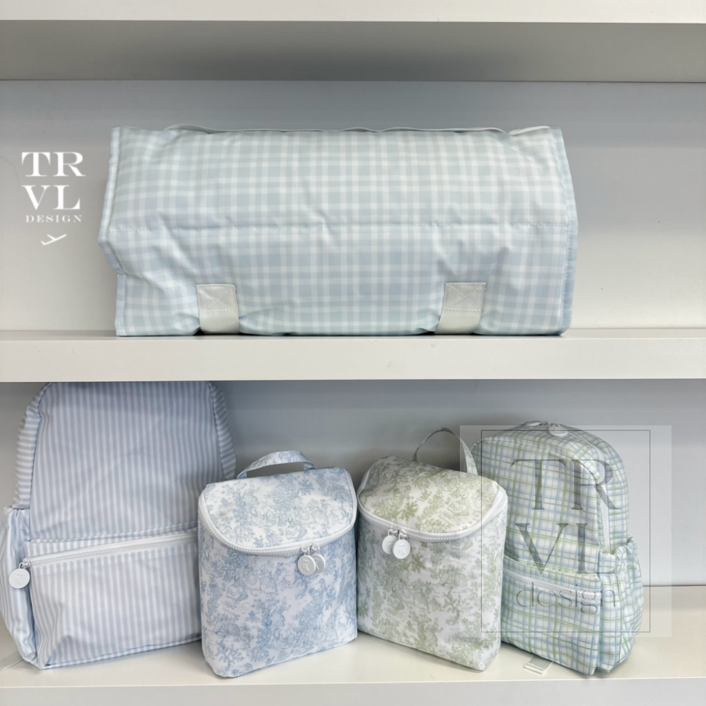 Nap Mat - Rest Up! Pimlico Plaid Blue *New! *Pre-Order 6/05 Ship