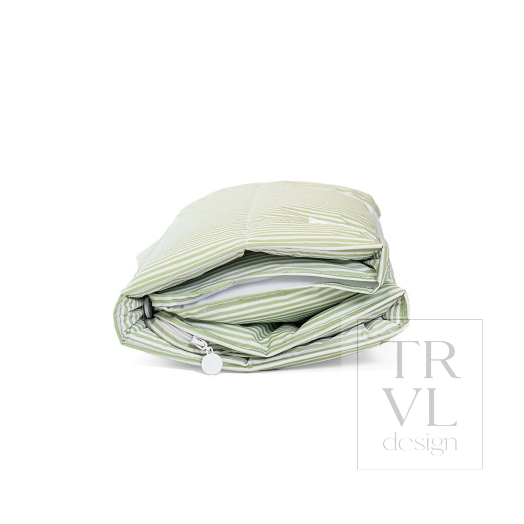 NAP MAT - Rest Up! PIMLICO STRIPE SAGE - Nap Mats