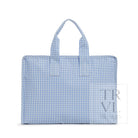 Overnight Tote - Gingham Sky Tote Bags
