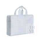 OVERNITE TOTE - PIMLICO PLAID BLUE - Tote Bags