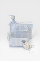 OVERNITE TOTE - PIMLICO PLAID BLUE - Tote Bags