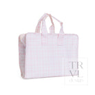 OVERNITE TOTE - PIMLICO PLAID PINK - Tote Bags