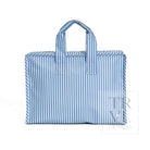 OVERNITE TOTE - PIMLICO STRIPE CHAMBRAY - Tote Bags