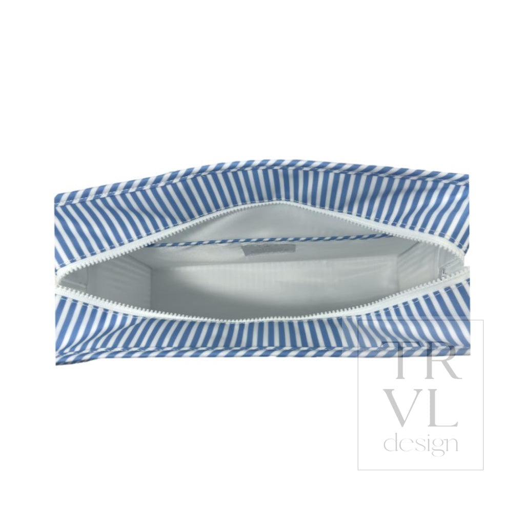 OVERNITE TOTE - PIMLICO STRIPE CHAMBRAY - Tote Bags