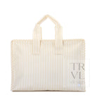 OVERNITE TOTE - PIMLICO STRIPE SAND - Tote Bags
