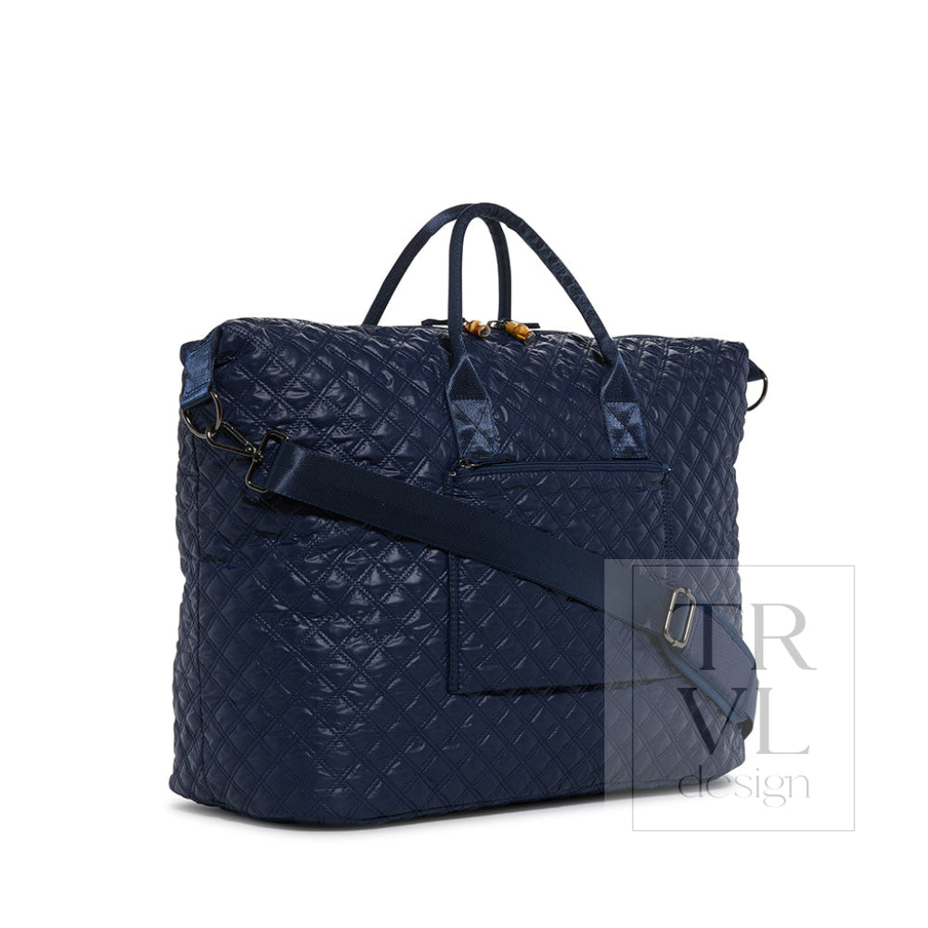 Overpacker - Navy Quilted (Lined In Antibes) *New! Duffel Bags