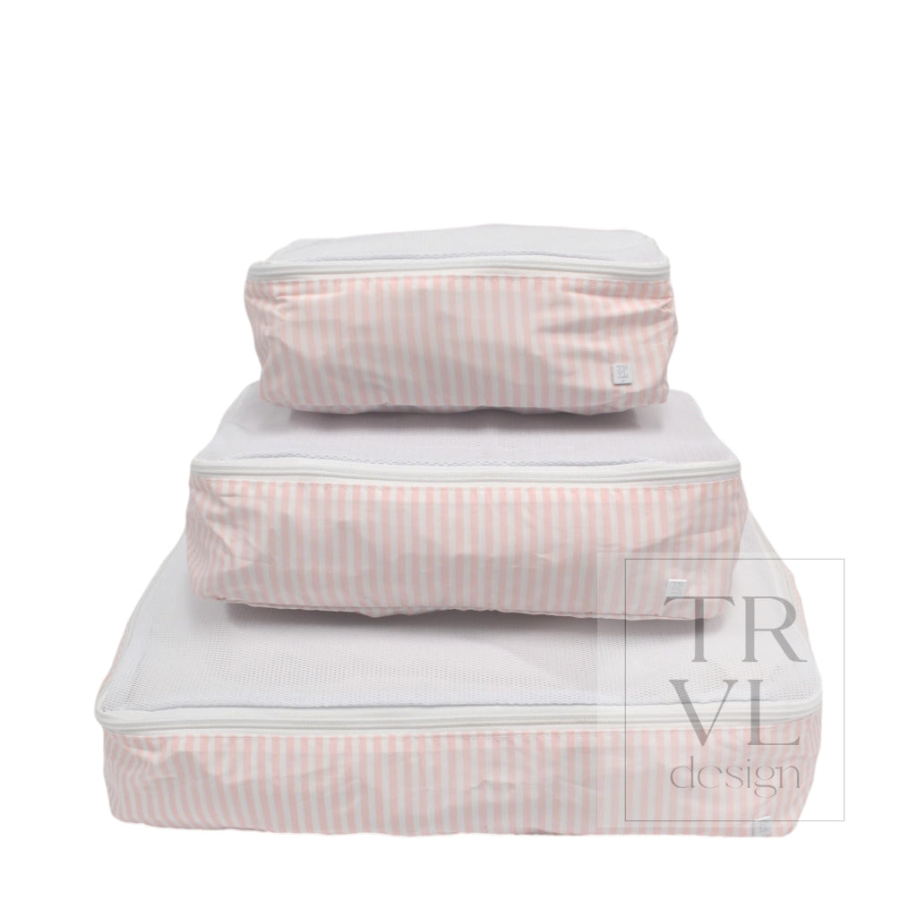 PACKING SQUAD - Packing Cubes PIMLICO STRIPE PINK - Packing Organizers