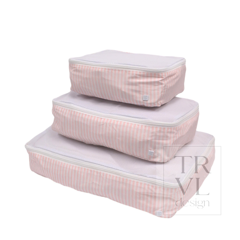 PACKING SQUAD - Packing Cubes PIMLICO STRIPE PINK - Packing Organizers