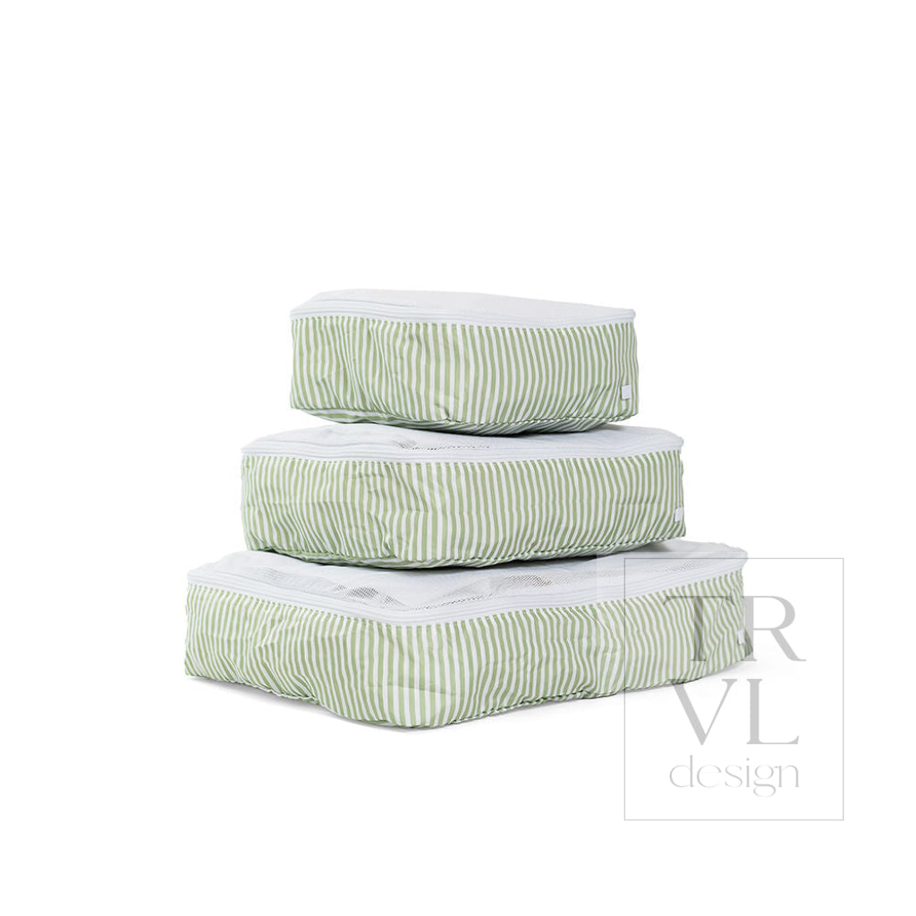 PACKING SQUAD - Packing Cubes PIMLICO STRIPE SAGE - Packing Organizers