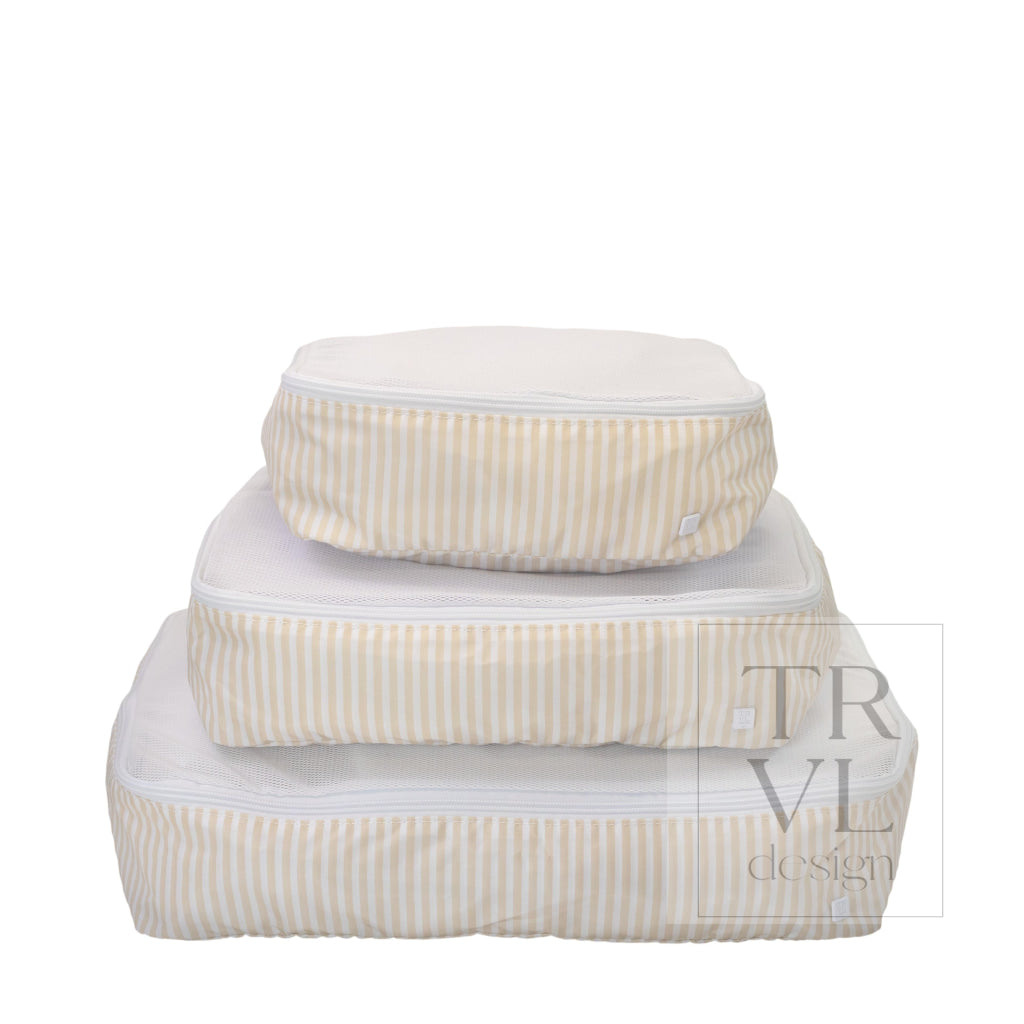 PACKING SQUAD - Packing Cubes PIMLICO STRIPE SAND - Packing Organizers