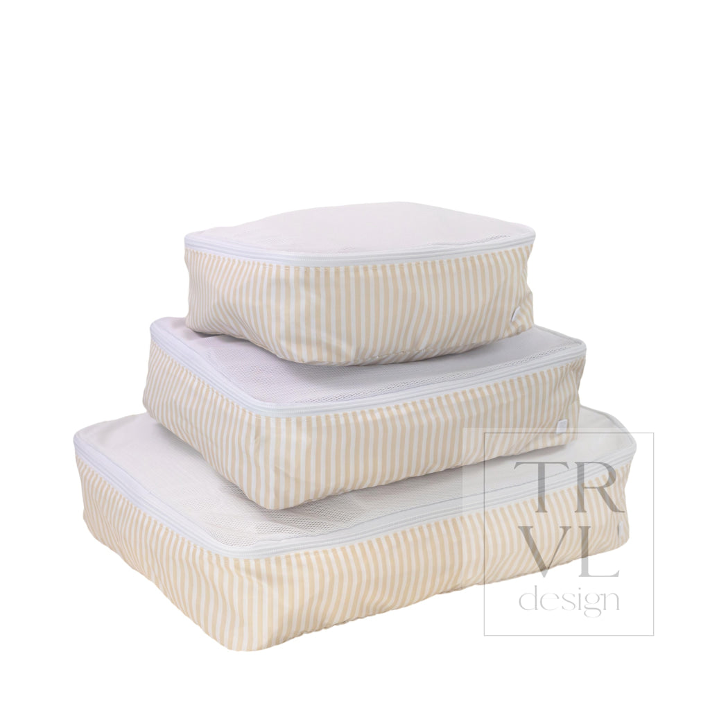 PACKING SQUAD - Packing Cubes PIMLICO STRIPE SAND - Packing Organizers