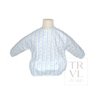 PERFECT SMOCK SM - RIBBON FLORAL BLUE - Baby & Toddler Clothing Accessories