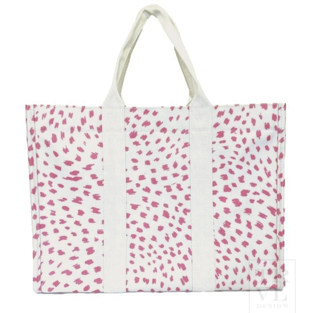 SPOT ON! LARGE TOTE - SPOT PINK