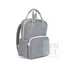 QUILTED ALL YOU NEED BAG - GINGHAM BLACK - Diaper Bags