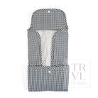 QUILTED CHANGING MAT - GINGHAM BLACK - Changing Mats