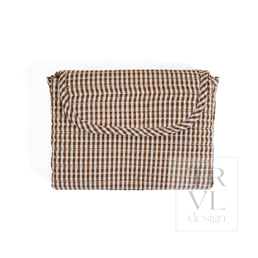 QUILTED CHANGING MAT - GINGHAM COCO - Changing Mats