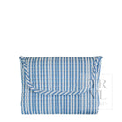 QUILTED CHANGING MAT - PIMLICO STRIPE CHAMBRAY - Changing Mats