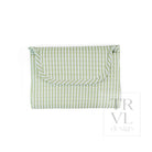 QUILTED CHANGING MAT - PIMLICO STRIPE SAGE - Changing Mats