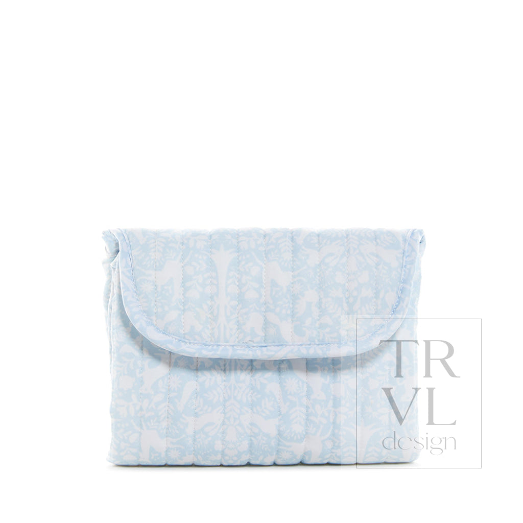 Quilted Changing Mat - Woodland Blue *New!