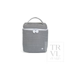 QUILTED GO GO LUNCH INSULATED BAG- GINGHAM BLACK - Lunch Bags