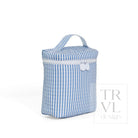 QUILTED GO GO LUNCH INSULATED BAG - PIMLICO STRIPE CHAMBRAY - Lunch Bags
