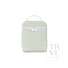 QUILTED GO GO LUNCH INSULATED BAG- PIMLICO STRIPE SAGE - Lunch Bags