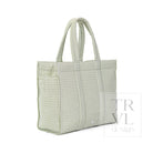 QUILTED GO GO TOTE - PIMLICO STRIPE SAGE - Tote Bags
