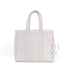 QUILTED GO GO TOTE - PIMLICO STRIPE SAND - Tote Bags