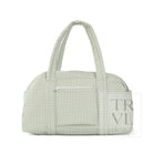 QUILTED GRANDE DUFFEL - PIMLICO STRIPE SAGE - Duffel Bags