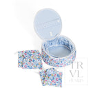 QUILTED JEWEL ROUND - BRIDGEHAMPTON FLORAL - Jewelry Holders