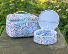 QUILTED JEWEL ROUND - BRIDGEHAMPTON FLORAL - Jewelry Holders