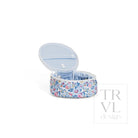 QUILTED JEWEL ROUND - BRIDGEHAMPTON FLORAL - Jewelry Holders
