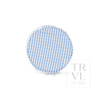 QUILTED JEWEL ROUND - PIMLICO STRIPE CHAMBRAY - Jewelry Holders