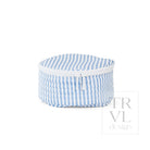 QUILTED JEWEL ROUND - PIMLICO STRIPE CHAMBRAY - Jewelry Holders