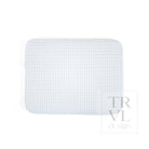 QUILTED LAPTOP SLEEVE - PIMLICO STRIPE BLUE - Travel Pouches