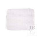 QUILTED LAPTOP SLEEVE - PIMLICO STRIPE PINK - Travel Pouches